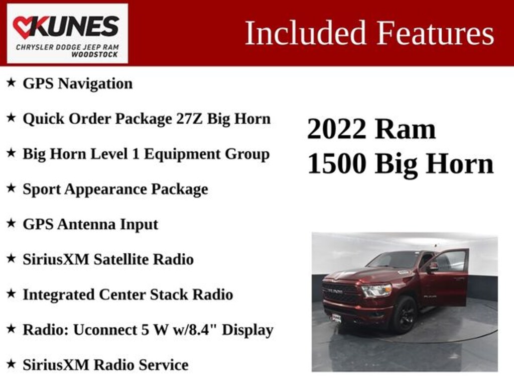 Used 2022 Ram 1500 Big Horn/Lone Star Truck Crew Cab