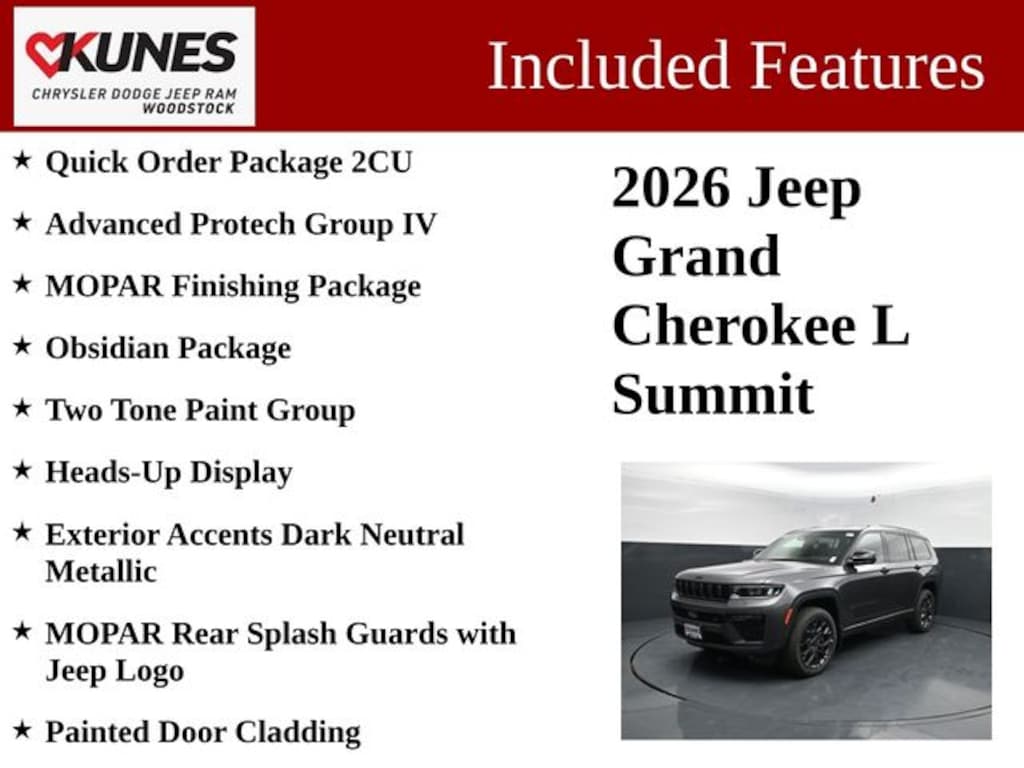 New 2026 Jeep Grand Cherokee Summit Sport Utility