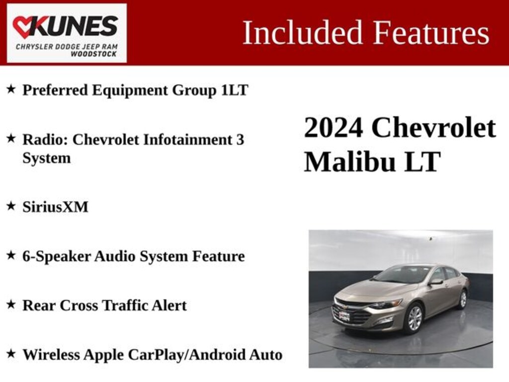 Certified 2024 Chevrolet Malibu 1LT Sedan