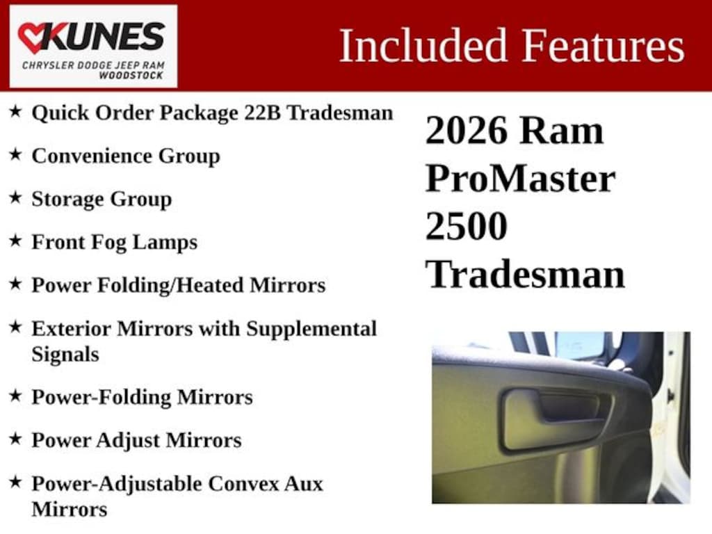 New 2026 Ram ProMaster Base Cargo Van