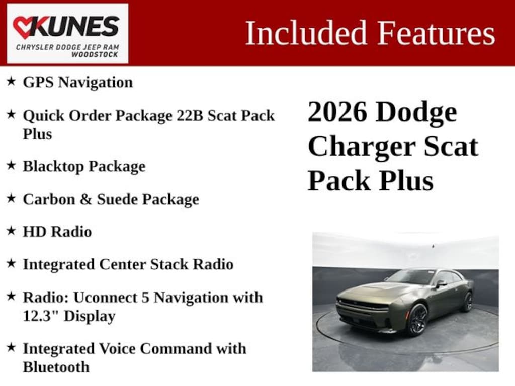New 2026 Dodge Charger R/T Scat Pack Coupe