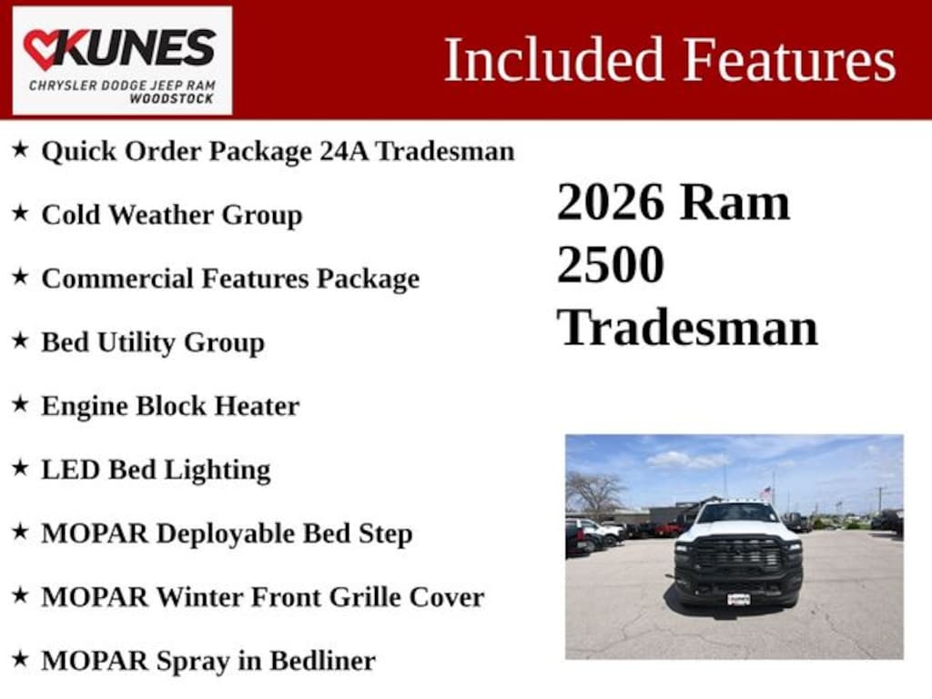 New 2026 Ram 2500 Tradesman Pickup