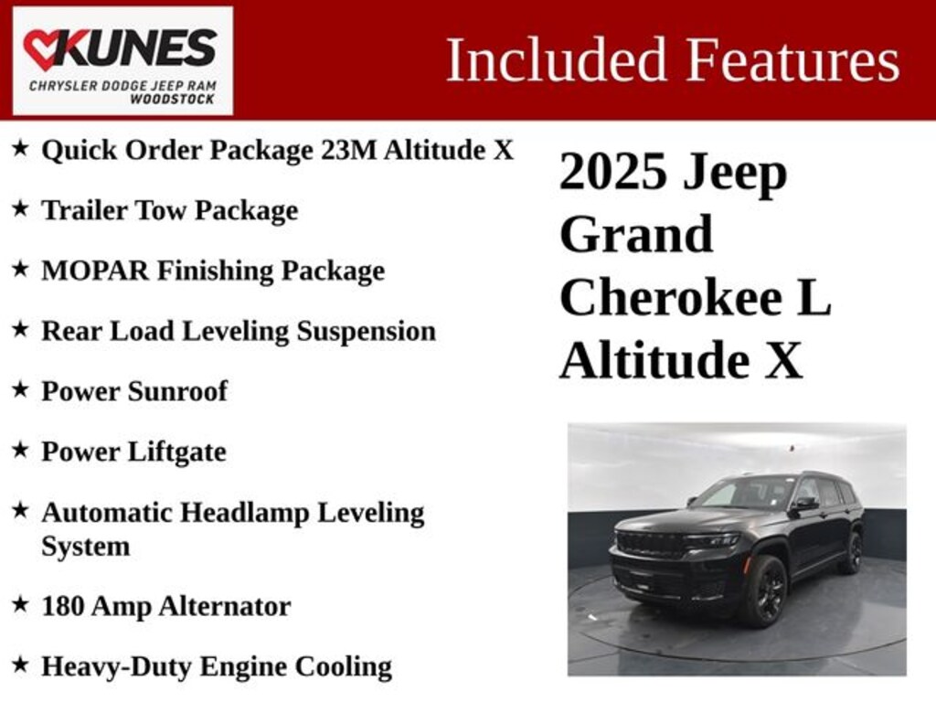New 2025 Jeep Grand Cherokee Altitude X Sport Utility