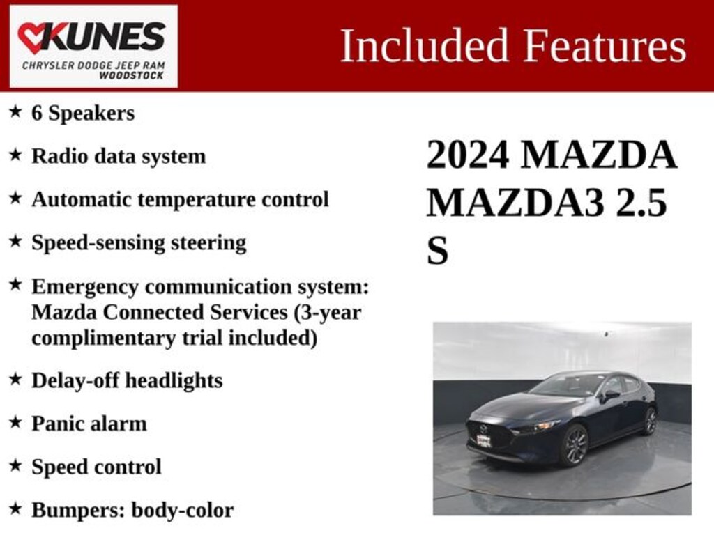 Certified 2024 Mazda Mazda3 Hatchback 2.5 S Preferred Package Hatchback