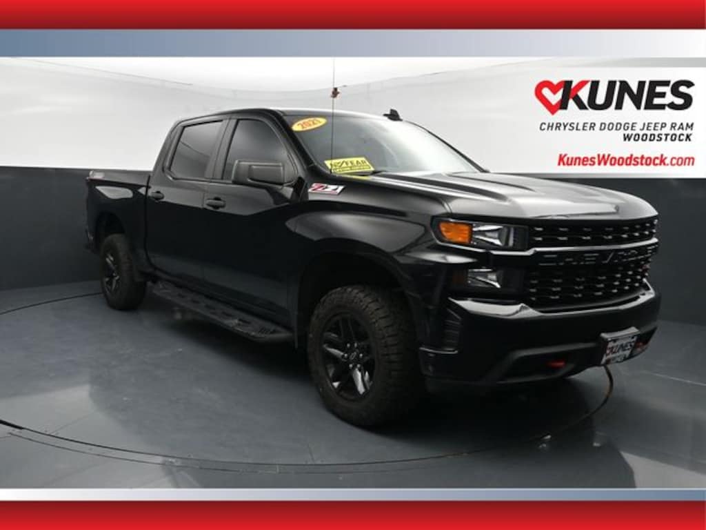 Used 2021 Chevrolet Silverado 1500 Custom Trail Boss Truck Crew Cab