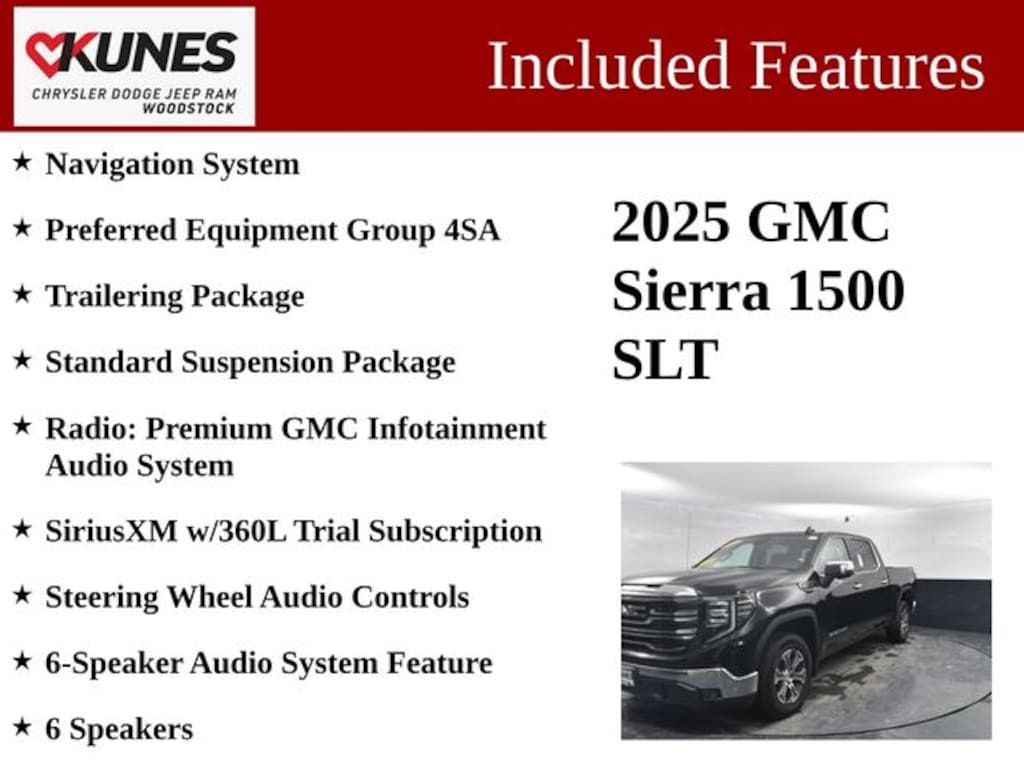 Certified 2025 GMC Sierra 1500 SLT Truck Crew Cab