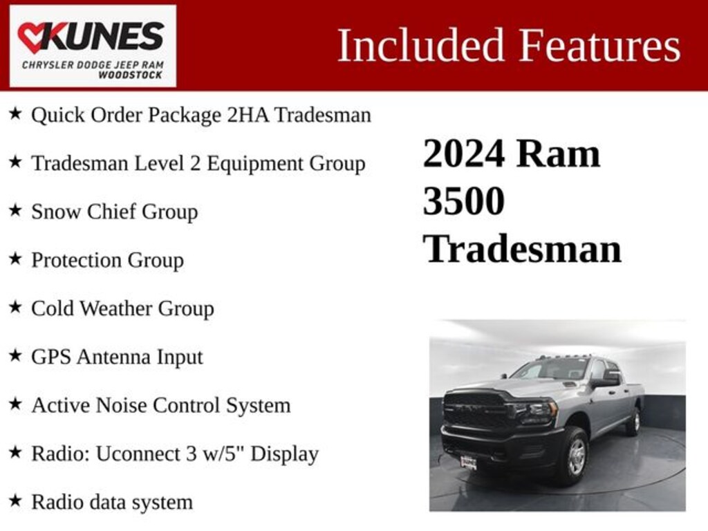 Used 2024 Ram 3500 Tradesman Truck Crew Cab