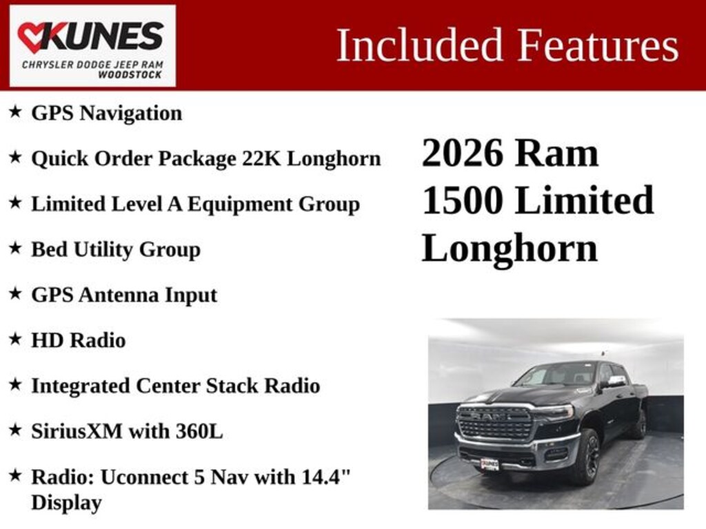 New 2026 Ram 1500 Limited Pickup