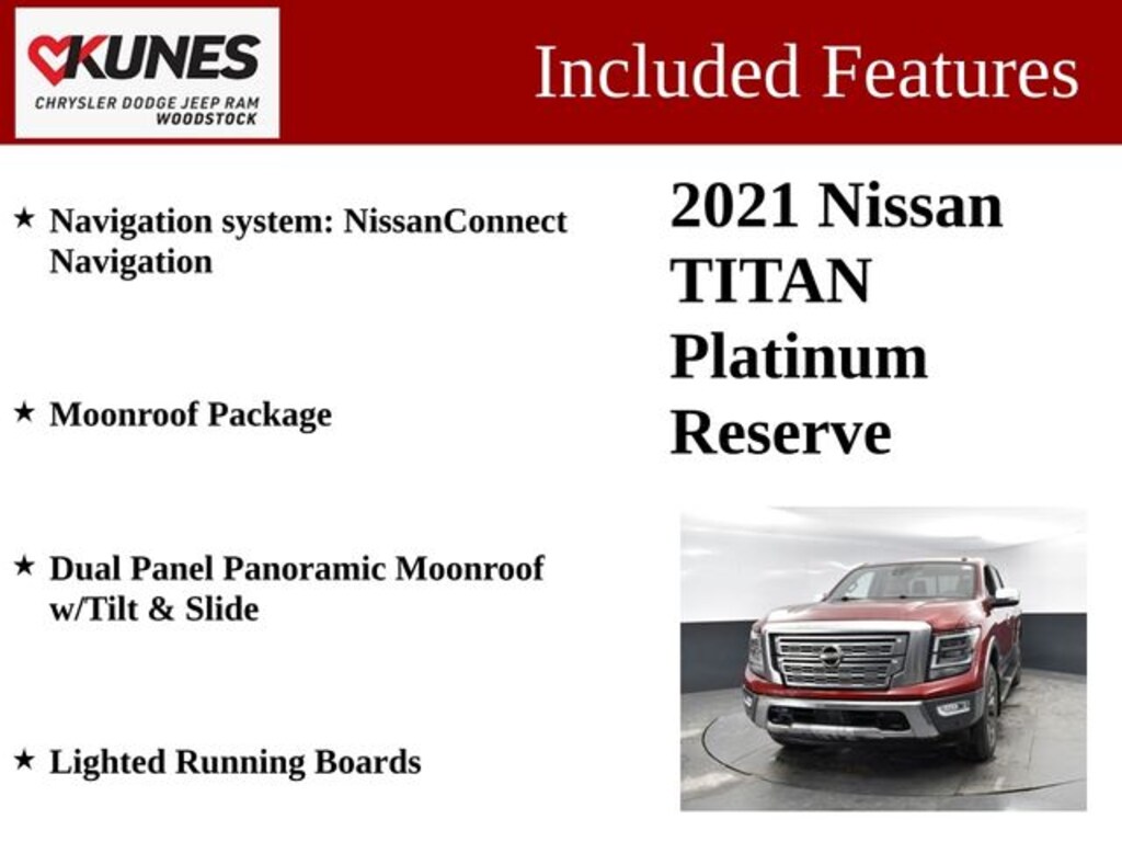 Certified 2021 Nissan Titan Platinum Reserve Truck Crew Cab