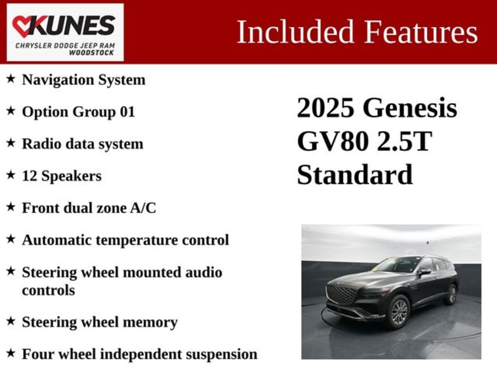 Used 2025 Genesis GV80 2.5T Standard AWD SUV