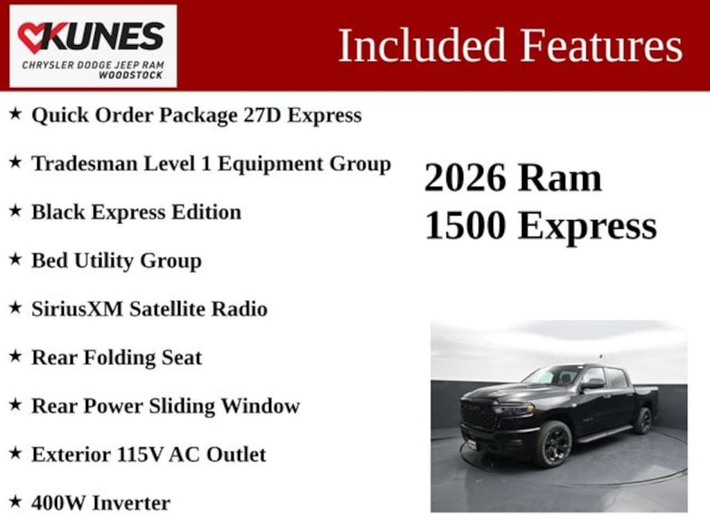 New 2026 Ram 1500 Express Pickup