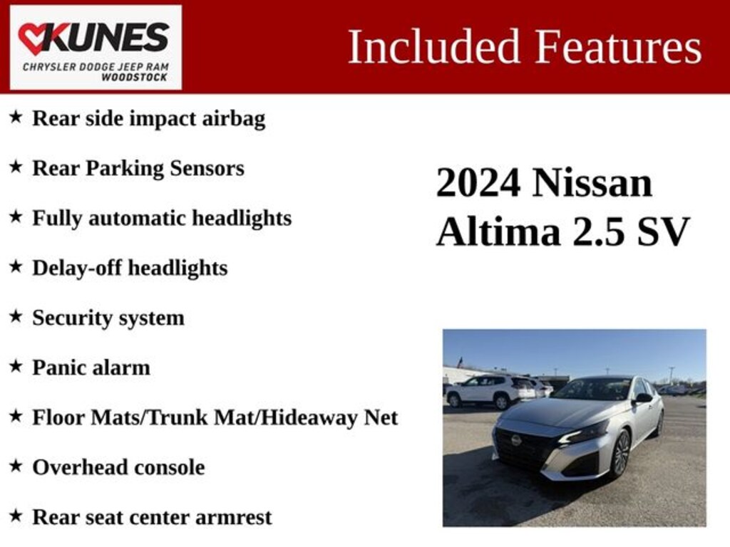 Used 2024 Nissan Altima 2.5 SV Sedan