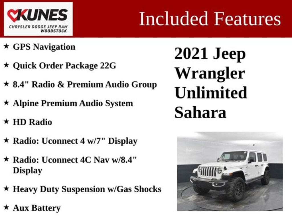 Used 2021 Jeep Wrangler Unlimited Sahara SUV