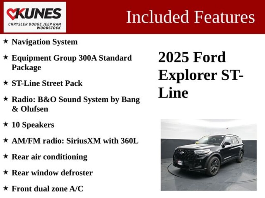 Used 2025 Ford Explorer ST-Line SUV