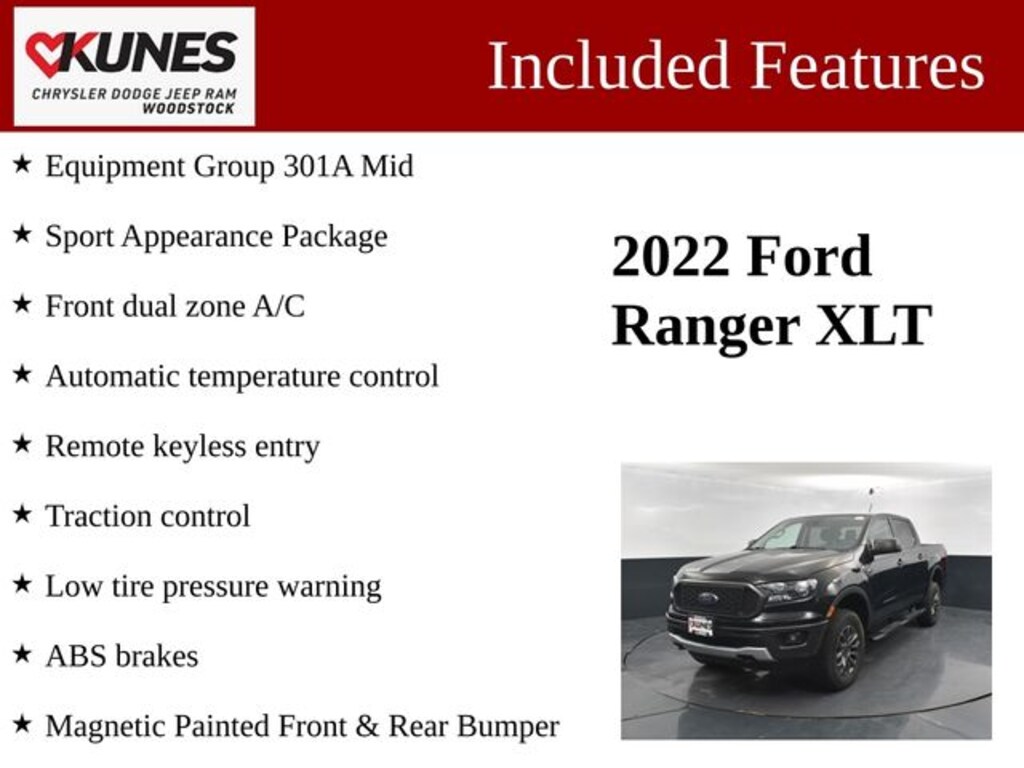 Used 2022 Ford Ranger Truck SuperCrew