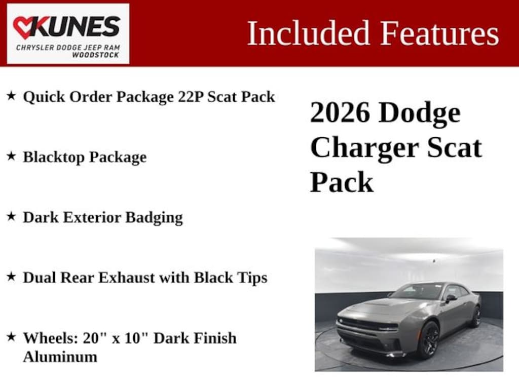 New 2026 Dodge Charger R/T Scat Pack Coupe