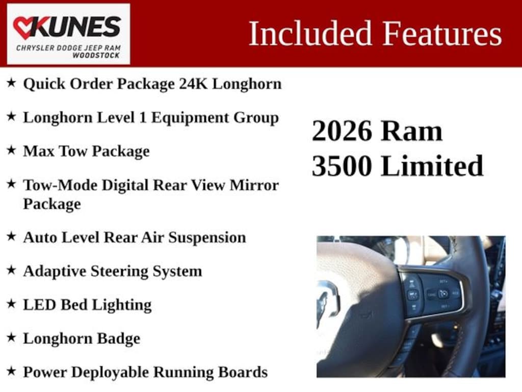 New 2026 Ram 3500 Limited Pickup