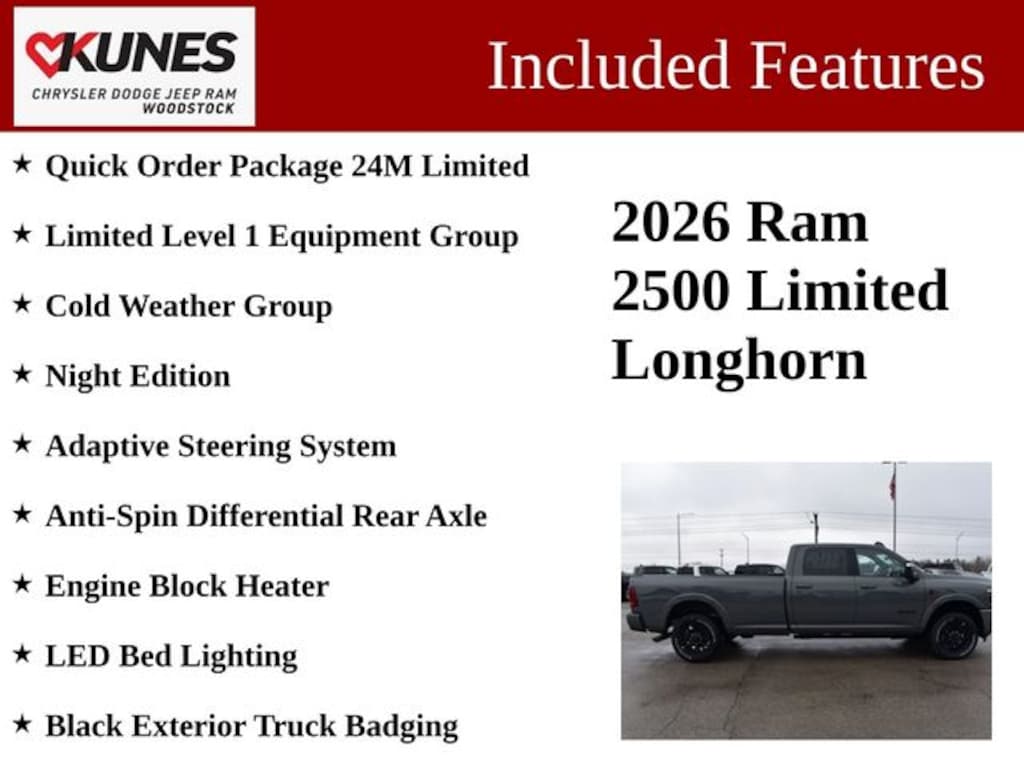 New 2026 Ram 2500 Limited Pickup
