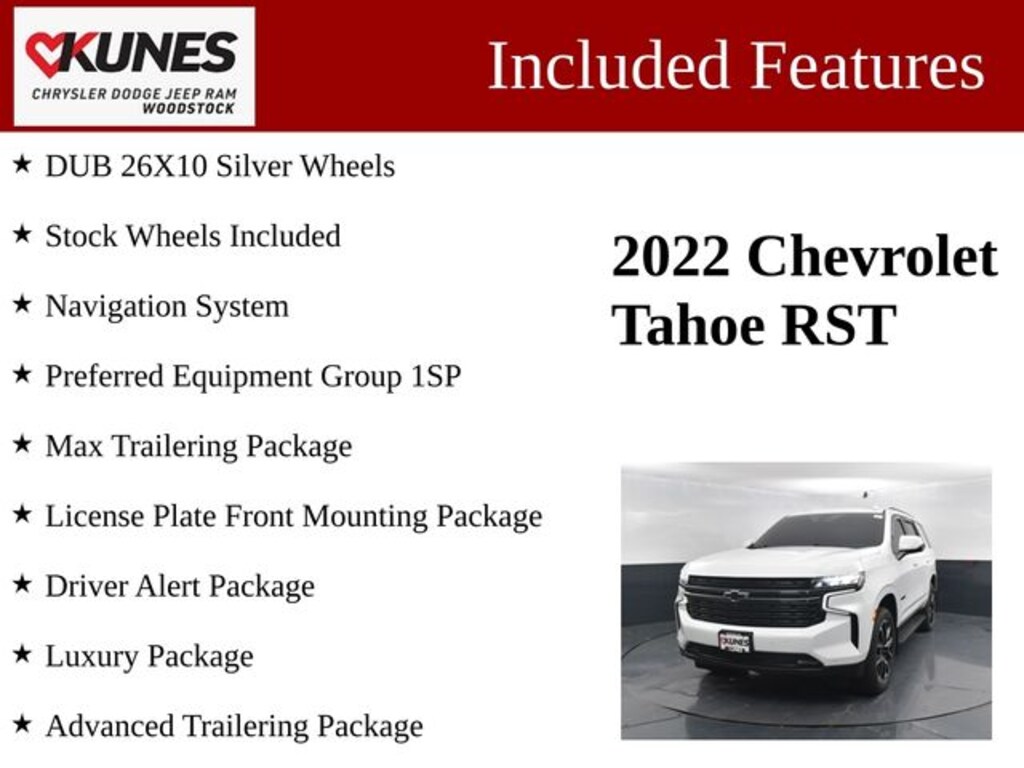 Certified 2022 Chevrolet Tahoe RST SUV