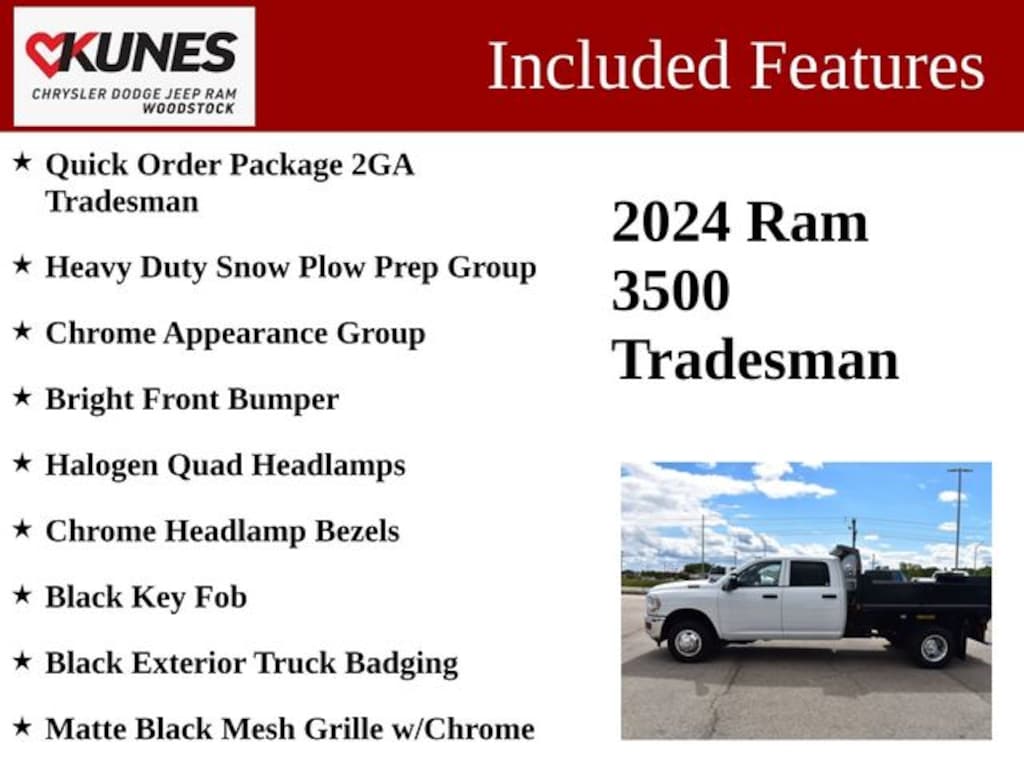 New 2024 Ram 3500 Chassis Cab Tradesman Pickup