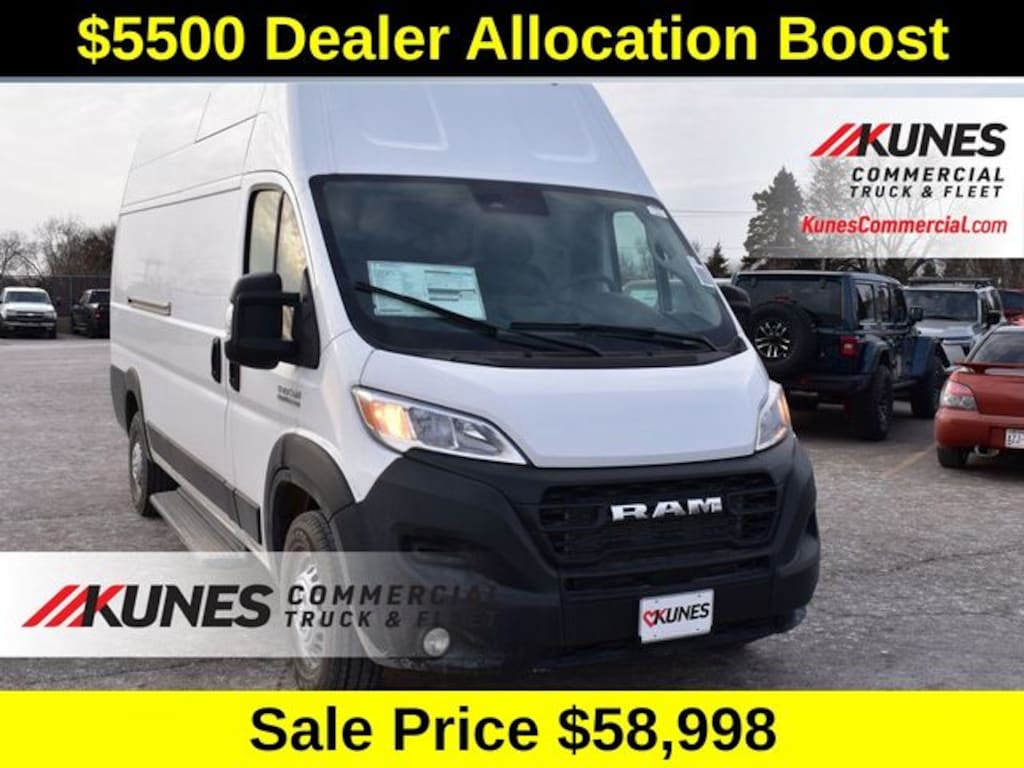 New 2025 Ram ProMaster Super High Roof Cargo Van