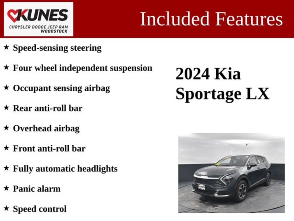 Certified 2024 Kia Sportage LX SUV