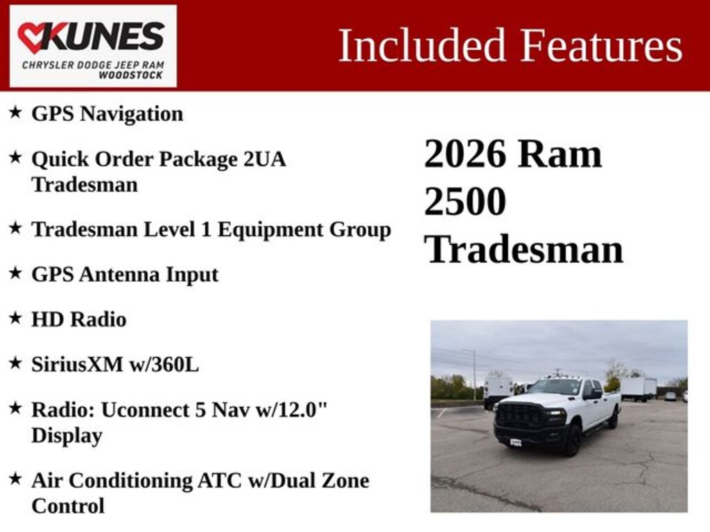 New 2026 Ram 2500 Tradesman Pickup