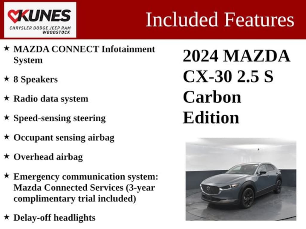 Certified 2024 Mazda CX-30 2.5 S Carbon Edition SUV