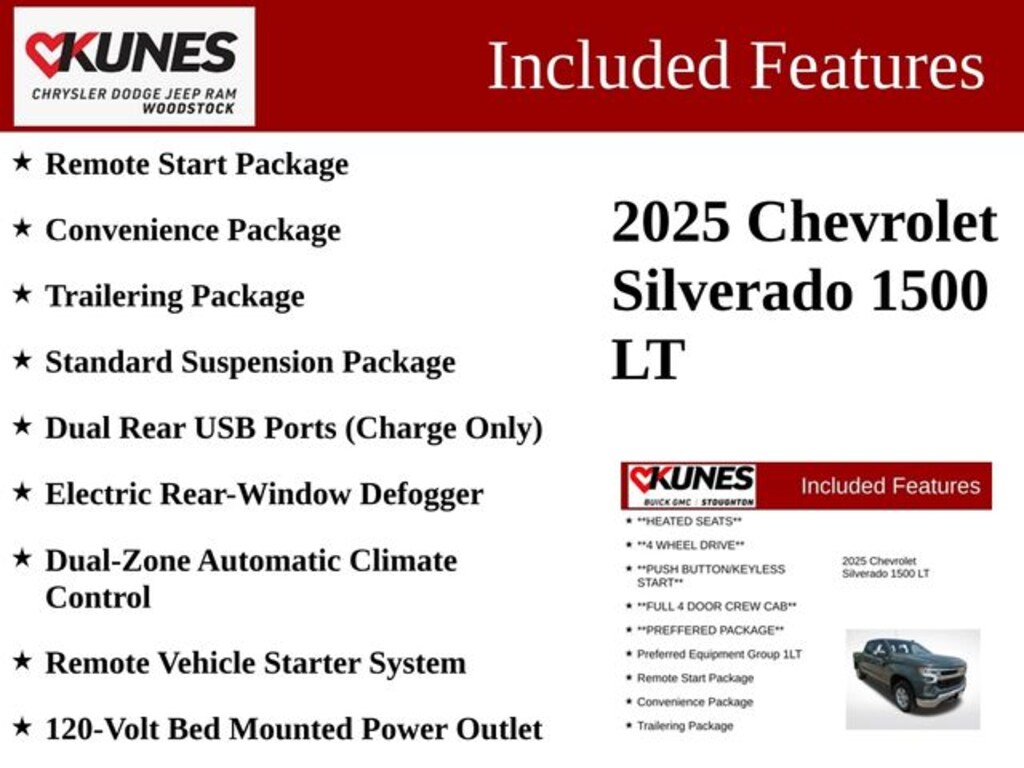 Certified 2025 Chevrolet Silverado 1500 LT w/1LT Truck Crew Cab