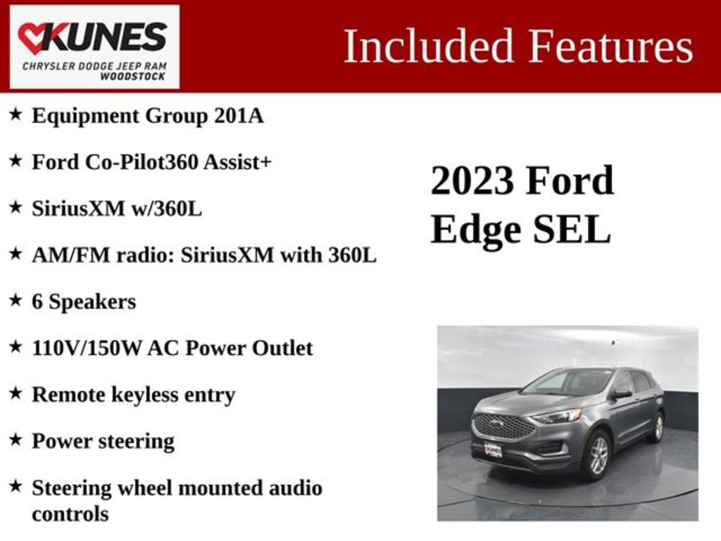 Certified 2023 Ford Edge SUV