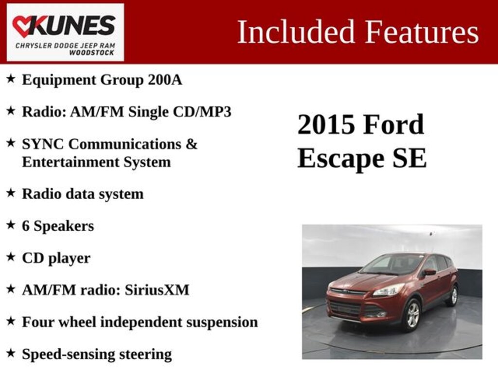 Used 2015 Ford Escape SE SUV