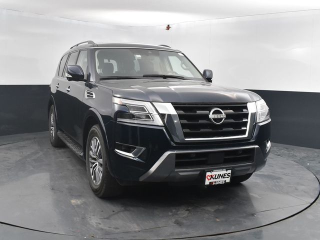 Certified 2023 Nissan Armada SL with VIN JN8AY2BD7P9693135 for sale in Woodstock, IL