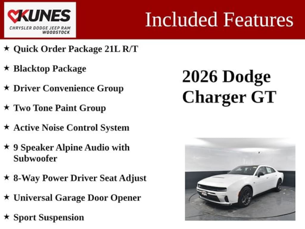 New 2026 Dodge Charger R/T Sedan