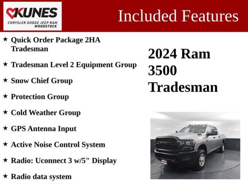 Used 2024 Ram 3500 Tradesman Truck Crew Cab