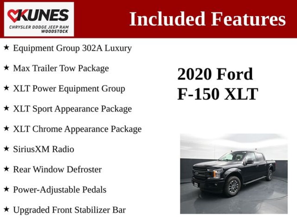 Used 2020 Ford F-150 Truck SuperCrew Cab