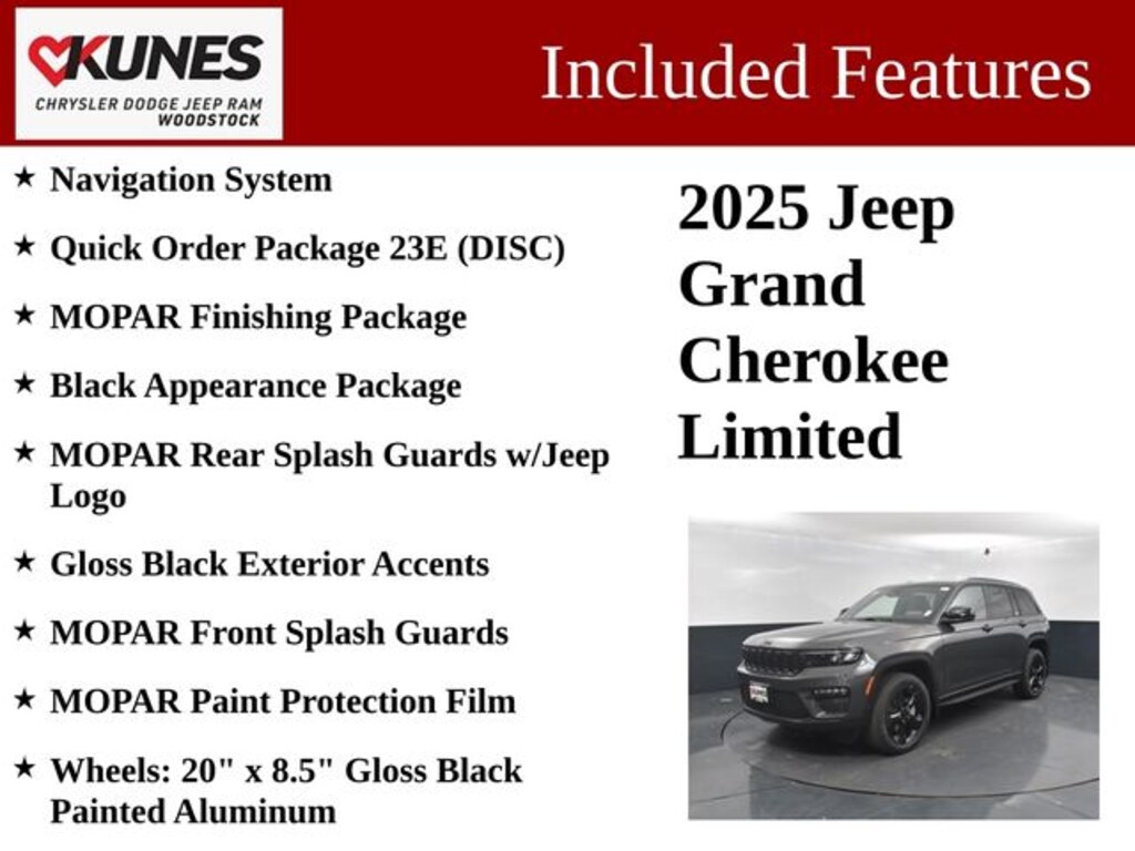 New 2025 Jeep Grand Cherokee Limited Sport Utility