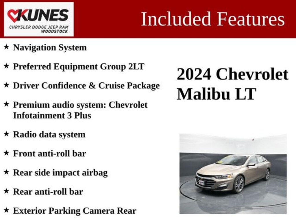 Certified 2024 Chevrolet Malibu 2LT Sedan