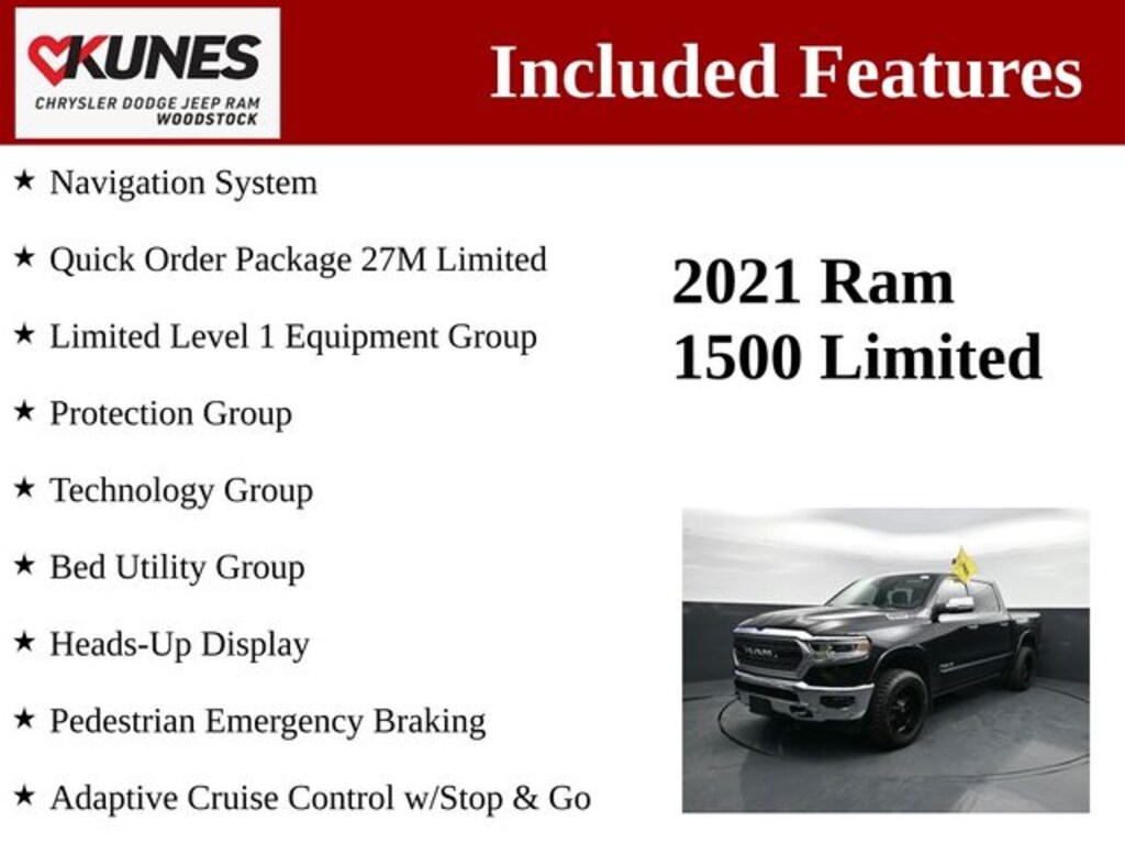 Used 2021 Ram 1500 Limited Truck Crew Cab