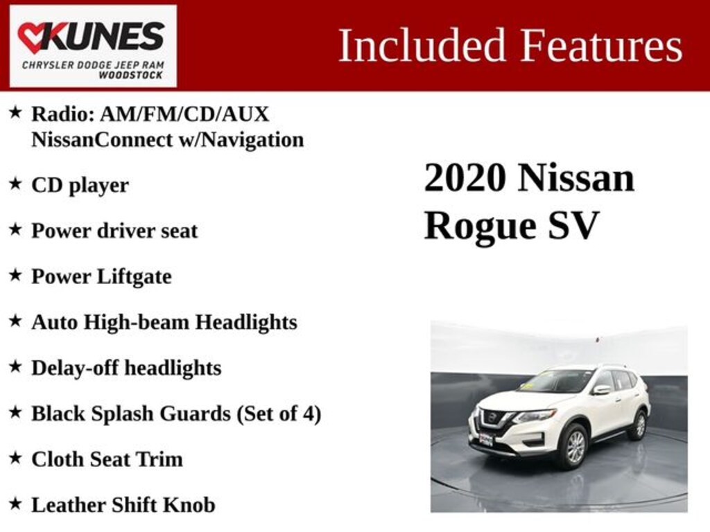 Used 2020 Nissan Rogue SV SUV