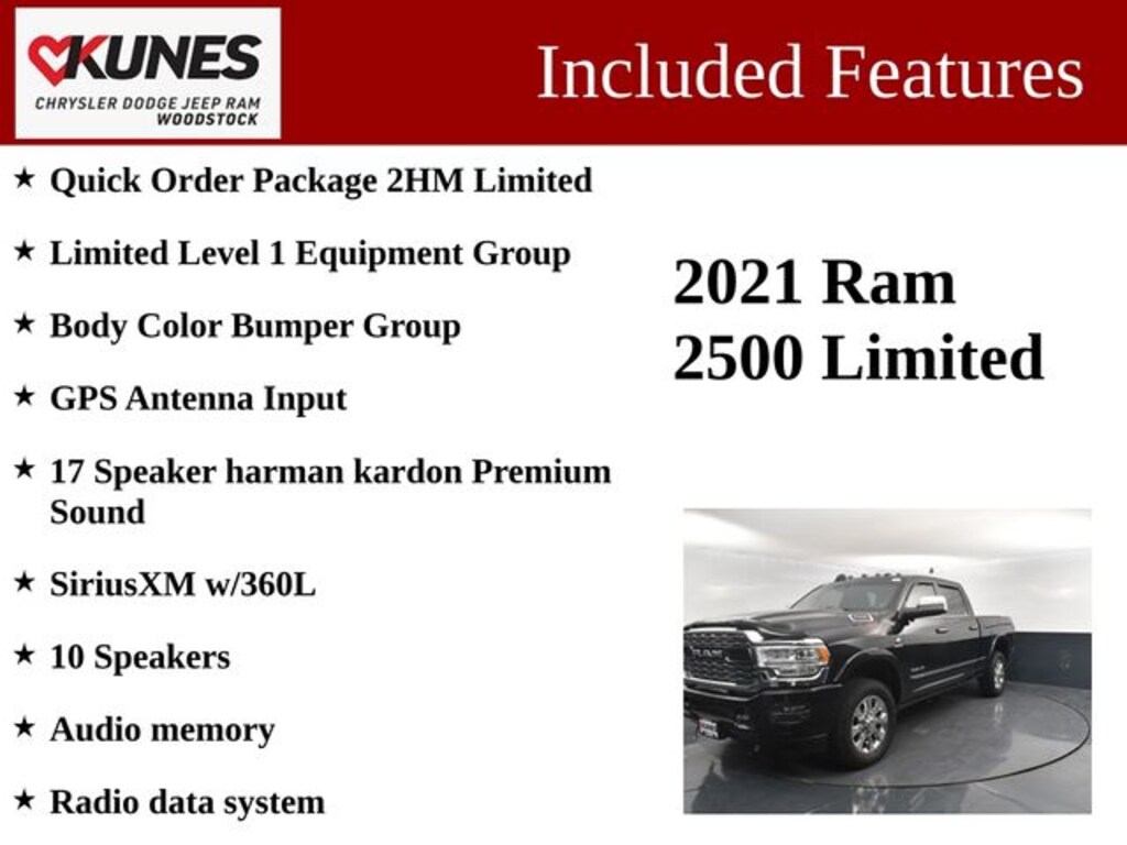 Used 2021 Ram 2500 Limited Truck Crew Cab
