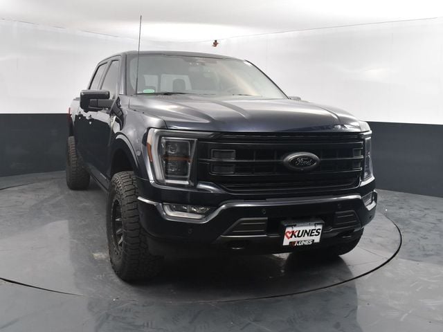 Certified 2022 Ford F-150 Platinum with VIN 1FTFW1ED7NFB60116 for sale in Woodstock, IL