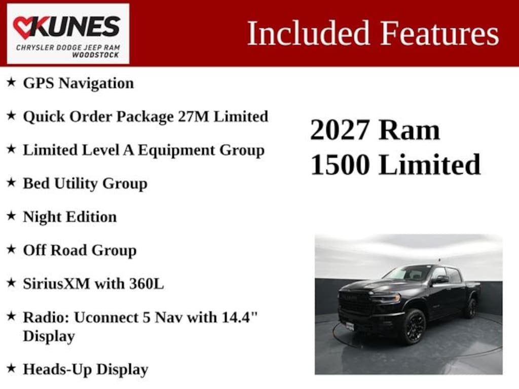 New 2027 Ram 1500 Limited Pickup