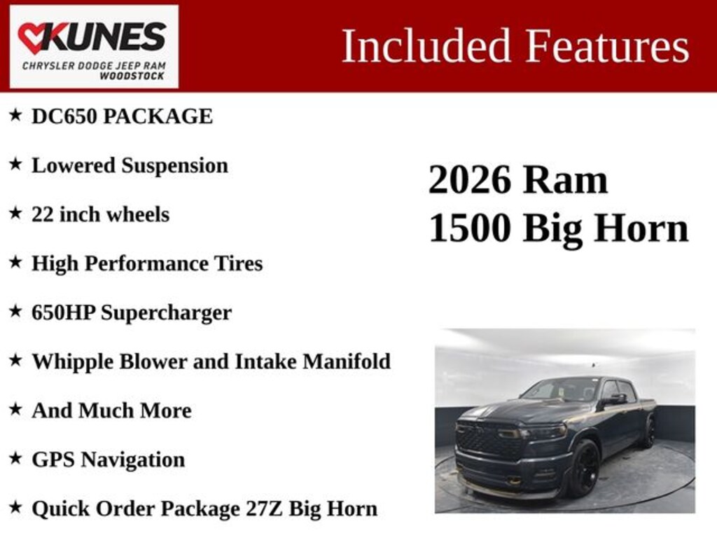 New 2026 Ram 1500 Big Horn/Lone Star Pickup