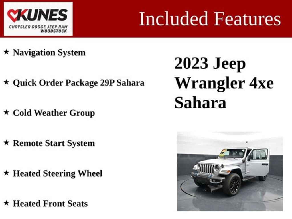 Used 2023 Jeep Wrangler 4xe Sahara SUV