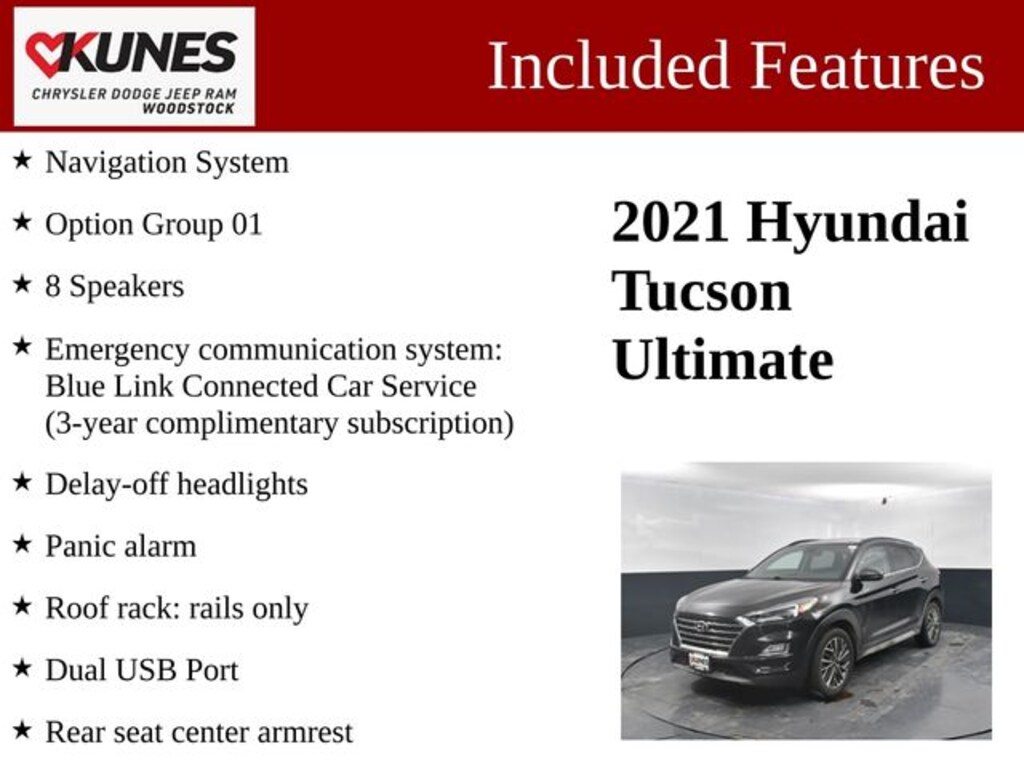 Certified 2021 Hyundai Tucson Ultimate SUV