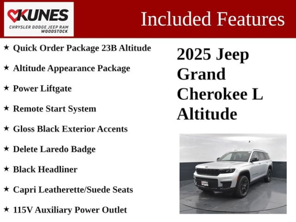 New 2025 Jeep Grand Cherokee Altitude Sport Utility