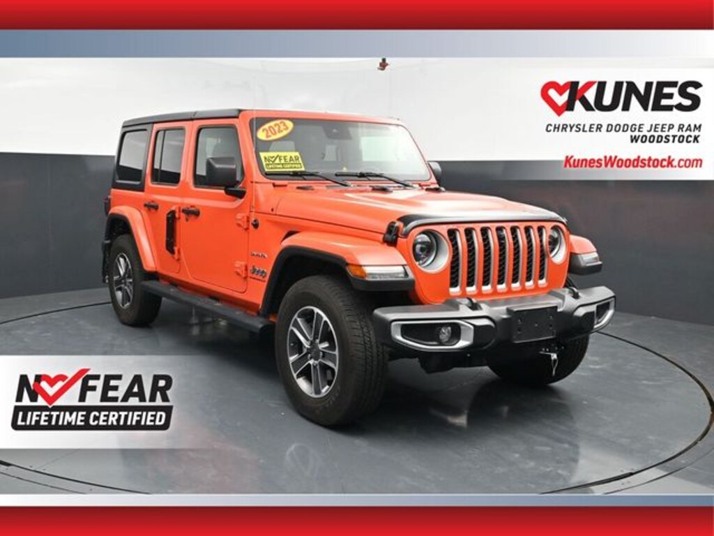Used 2023 Jeep Wrangler 4-DOOR SAHARA 4X4 SUV