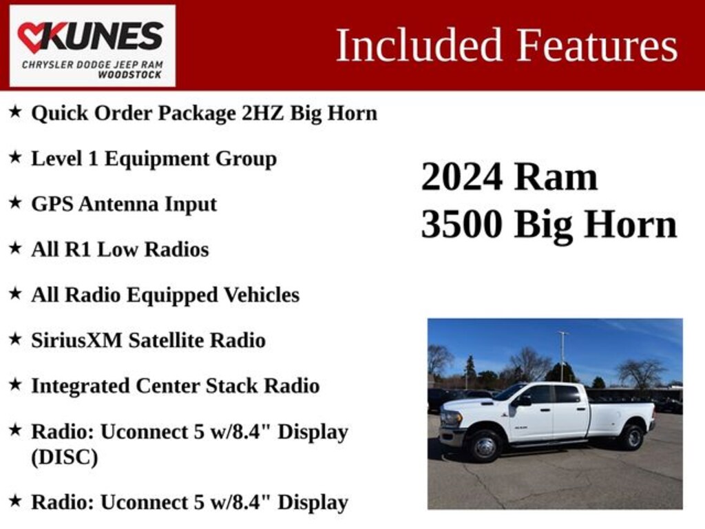 Used 2024 Ram 3500 Big Horn Truck Crew Cab