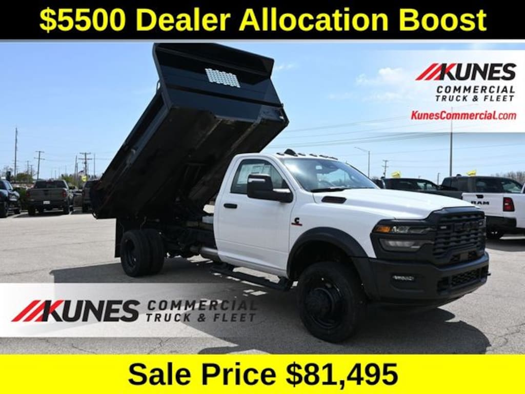 New 2026 Ram 4500 Chassis Cab Tradesman 11ft Dump Pickup