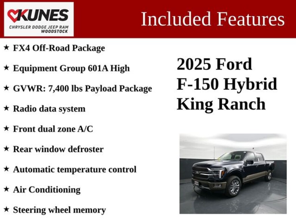 Certified 2025 Ford F-150 King Ranch Truck SuperCrew Cab